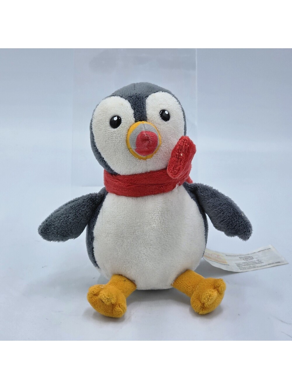 Coca-Cola Penguin Trendy Plush Red Scarf Coke Logo Stuffed Animal